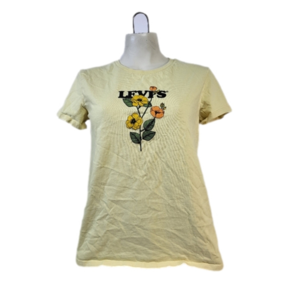 LEVI'S Yellow Floral T-Shirt